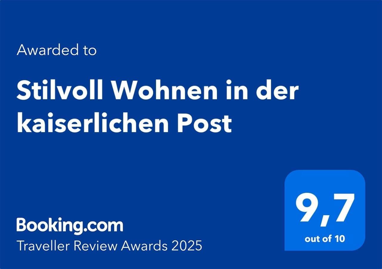 Stilvoll Wohnen In Der Kaiserlichen Post เวสเตอร์ชเตเดอ ภายนอก รูปภาพ